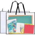 Document Organizer Bag Art File Folder Art Portfolio Bag Durable Art Portfolio Organizer PVC Storage Pocket. 