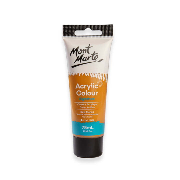 Mont Marte Acrylic Color Paint 75ml-Raw Sienna