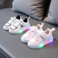 Various Styles Children Led Shoe Boys Girls Lighted Sneakers Glowing Shoe for Kids Soft Soled Breathable Casual Toddler Shoes.