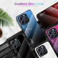 Vantime for Realme C63 / C61 4G Case Gradient Phone Back Hard Glass Cover. 
