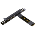 PCIe X4 4.0 M.2 NVMe to X16 Riser Adapter for PCIe X16 /AMD Graphics Cards to M.2(Ultra SSD M-Key) NVMe Extension. 