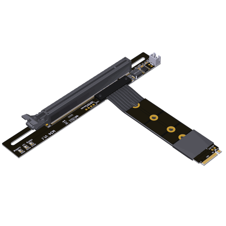 PCIe X4 4.0 M.2 NVMe to X16 Riser Adapter for PCIe X16 /AMD Graphics Cards to M.2(Ultra SSD M-Key) NVMe Extension