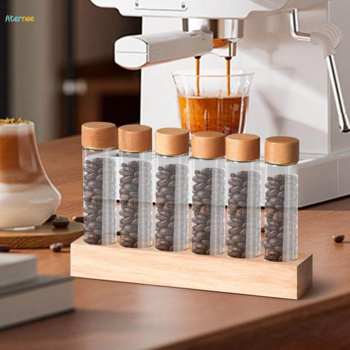 Coffee%20Bean%20Storage%20Tubes%20Coffee%20Beans%20Storage%20Containers%20for%20Kitchen%20Cafe%206%20high%20glass%20-%20Image%207