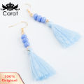 Bohemian rylic Bead Women Girls Tassel Hook Earrings Long Dangle Party Jewelry.