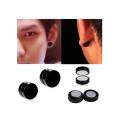 Black Metal Earring For Men. 