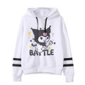 Y2k Sweatshirts Fashion Clothes Vest Kuromi Hoodie Sanrio Kuromi Women Manga Sweatshirt Harajuku Female Hoodies Hoody. 