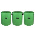 3Pcs Potato Grow Bags,Planter Bags with Flap and Handles,Heavy Duty Fabric Plant Pots for Tomato,Carrot, Fruits, Flower. 