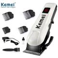 Kemei Km-809A AC/DC system Digital Electric Rechargeable Professional Hair Clipper Trimmer. 