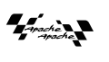 Apache logo Sticker for bike.
