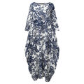 ZANZEA Women Vinatge Floral Printed Long Maxi Dress Loose Baggy Cotton Kaftans.