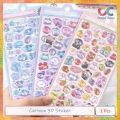 Cartoon 3D Sticker. 