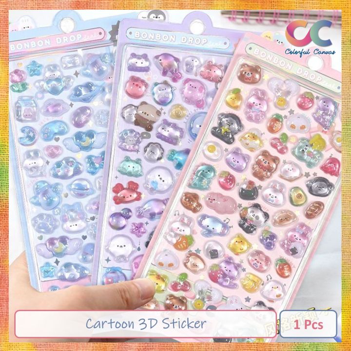Cartoon 3D Sticker