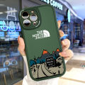 For Samsung A31 Slim Skin Feeling Cartoon Simple Scenery Leather Back Casing Soft Silicone PU Leather Cover Phone Case. 