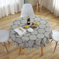 120/150cm Round Tablecloth Washable Table Cloth Decorative Table Cover Indoor Holiday Home Christmas Party Picnic Dining Room. 