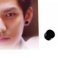 Men Simple Resin Magnet Earring. 