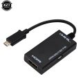 Micro USB 2.0 MHL to Cable HD 1080P for Samsung HTC MHL Android Converter Micro USB Mini Adapter for TV USB Adapter. 