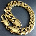 Men's Gold Chain Bracelet- Fashion Chain Bracelet For Men. 