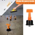 1102Pcs Flat Ceramic Floor Wall Construction Tools Reusable Tile Leveling System Kit tile Leveling System for tile. 