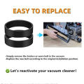 Vacuum Cleaner Belt, Soft Vacuum Belt 4Pcs Easy Installation for Replacement.