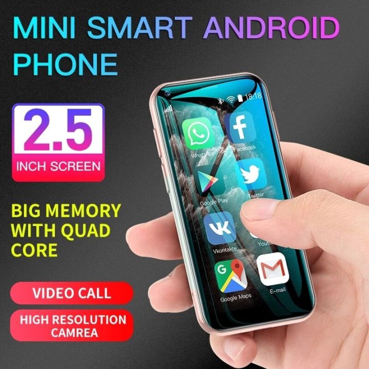 Soyes XS11 Mini Android 6.0 Cell Phones With 3D Glass Slim Cute Smartphone Google Play Store HD Camera Dual Sim Quad Core