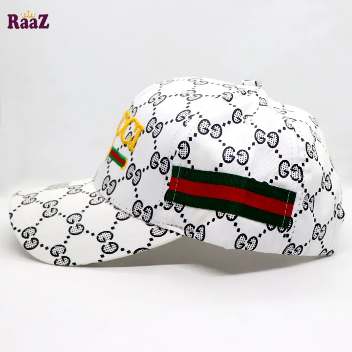White%20Embroidery%20logo%20Cotton%20Curved%20Visor%20Cap%20-%20Image%203