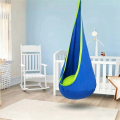 Hanging Chair Portable Parachute Cloth Swing Bed Indoor Rose Red. 