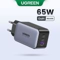 【original】 UGREEN GaN 65W USB C Charger Quick Charge QC4.0 QC PD3.0 PD USB C Type C USB Wall Charger Adapter For 13 Pro 12.