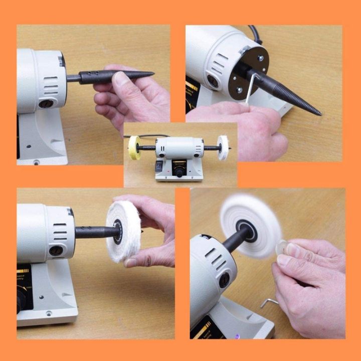 3Pcs%20Polishing%20Connecting%20Rod%20Tapered%20Spindle%20Adapter%20Threaded%20-%20Image%204