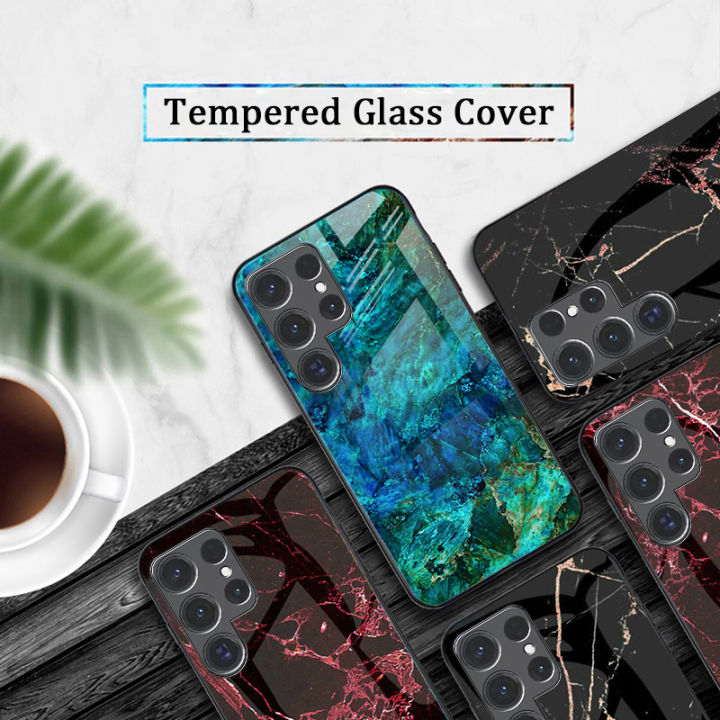 Phone%20Case%20for%20Samsung%20Galaxy%20S24%20Back%20Cover%20Fashion%20Marble%20Hard%20Tempered%20Glass%20Protector%20Soft%20Silicone%20Cover%20For%20Samsung%20Galaxy%20S24%20Ultra%20Plus%20Cover%20Cases%20-%20Image%202