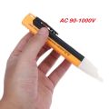 AC Voltage Detector 1AC-D Non Contact Voltage Tester Pen 90-1000V Voltage Detector With LED Light Analog Voltage Tester.