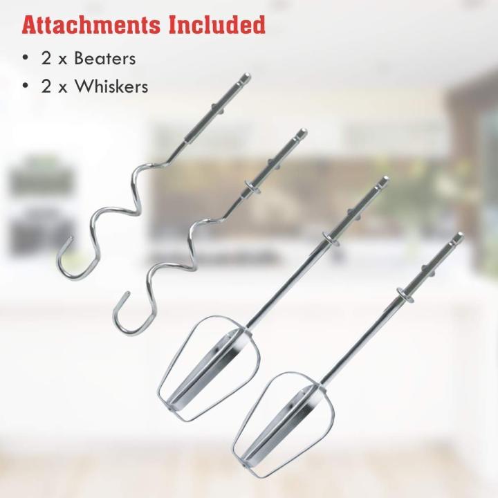 Scarlett%20Electrical%20Hand%20Mixer%20Egg%20Beater%20Ice-cream%20Beater%20Cake%20Beater%20with%202%20Stainless%20Steel%20Beaters%202%20Dough%20Hooks%20-%20Image%206