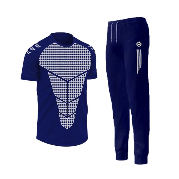 Stylist%20Printed%20%20Half%20Sleeve%20T-Shirt%20&%20Full%20Pant%20%20(%20Set%20)for%20Men%20-%20Image%202