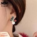 Carat Women Earrings Enamel Oil Painting Butterfly Earrings. 