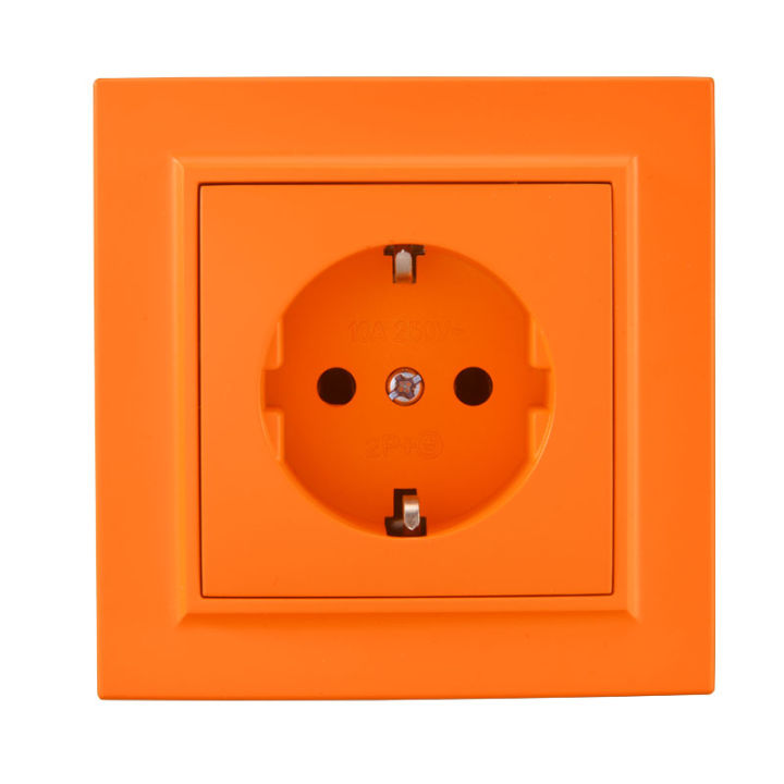 Wall%20Socket%20One%20Orange%20Socket%20With%20Earth%20Colorful%20European%20standard%20DIY%20Socket%2016A%20250V%20Legrand%20Schneider%20Livolo%20USB%20With%20Ground%20-%20Image%203