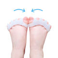 2Pcs=1Pair Finger Spacer Toe Separator Straightener Soft Gel Children Valgus Bunion Corrector Foot Orthotics Adjuster Care Tools. 