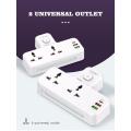LDNIO Power Strip 2 Port with 2 USB and 1 USB-C PD & QC3.0 E. 