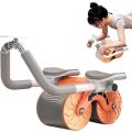 Fitness Rebound AB Roller with Elbow Support and Timer.