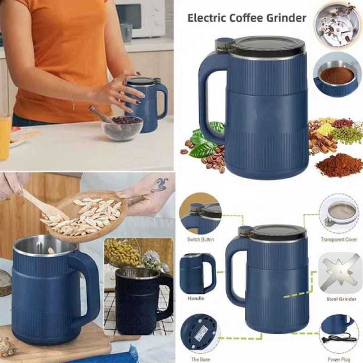 Coffee%20Grinders%20Electric%20Safe%20and%20Durable%20Easy%20handling,%20Bean,%20Herb,%20Spice%20Grinder,%20Buttons%20Grinder%20for%20kitchen%20Spice%20Grinder%20Electric%20-%20Image%202