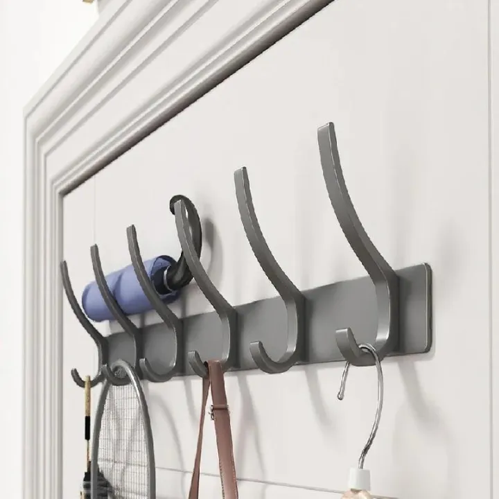 CIFBUY%20Iron%20Coat%20Rack%20Wall%20Mount,%20Thickened%20Space%20Aluminum%20Clothe%20Hook,%20Bathroom%20Sticky%20Hook%20Towel%20Clothe%20Wall%20Hanger%20Towel%20Rack%20-%20Image%204
