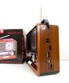 Portable Wireless AM FM SW 8 Band Bt Outdoor Home Radio Speaker  Ktf-1647 with Flashlight Multi-function Mp3 TF USB Music Player. 
