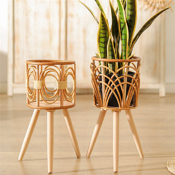 Rattan%20Indoor%20Plant%20Stand%20Straw%20Woven%20Flowers%20Pot%20Holder%20Stool%20with%20Legs%20Floor%20Planter%20Baskets%20Rack%20Wooden%20Plant%20Shelf%20B%20Easy%20Install%20-%20Image%205