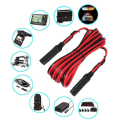 3pcs 6.5 Feet 14AWG SAE to SAE Extension Cable, Quick Disconnect Wire Harness DC Connector Cord Plug. 