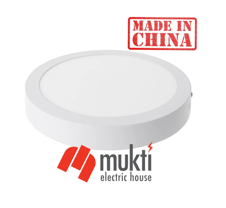 Imported China 24 Watt Round Surface White Down led Panel light Wall ...