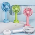 Portable Mini Fan and Makeup Fan for Cool Summer Travel USB Handheld Fan. 