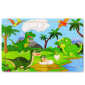 4 Style Jurassic Dinosaur Puzzle Wooden Preschool Kid Baby Jigsaw Puzzles Cartoon Learning Educational Christma Toy for Children. 
