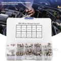 150Pcs M3 M4 M5 M6 M8 Stainless Steel Heli Coil Thread Repair Insert. 