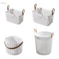 Laundry Basket Portable with Handle Trendy Utility Storage Bins Basket for 26.7cmx18cmx14.5cm. 