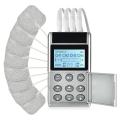 Migeet TENS EMS Muscle Stimulator 15 Modes & 4 Outputs 8 Pads for Natural Pain Relief Electric Pulse Impulse Mini Massager Machine Portable electrotherapy Machine. 