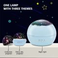 【Hey my home】LED Night Light Projector Spin Starry Sky Ocean World Rotating Children Kids Baby Sleep Romantic USB Projection. 