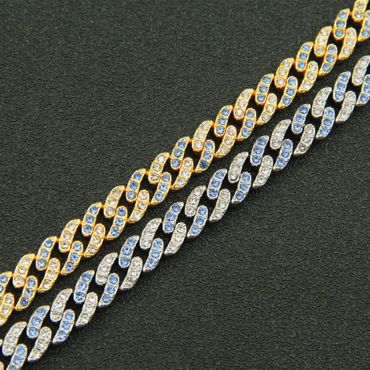 European%20and%20American%20hip-hop%20men's%20and%20women's%20Cuban%20chain%20necklace%20full%20of%20diamonds,%20colored%20diamonds,%20cool%20Miami%20accessories,%20CubanChain%20is%209mm%20wide%20-%20Image%204